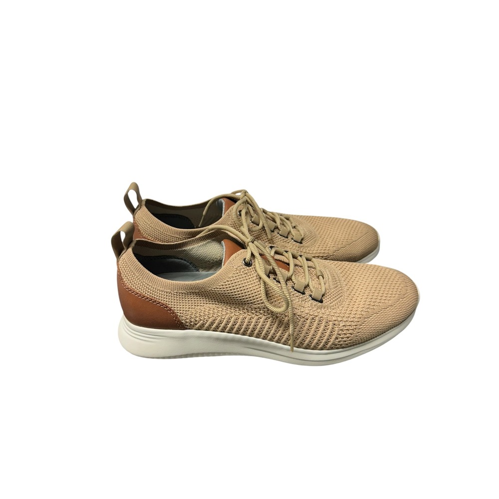 Johnston and Murphy Amherst Knit U-Throat Shoe Taupe Sz 8.5 Excellent Condition - Picture 2 of 8